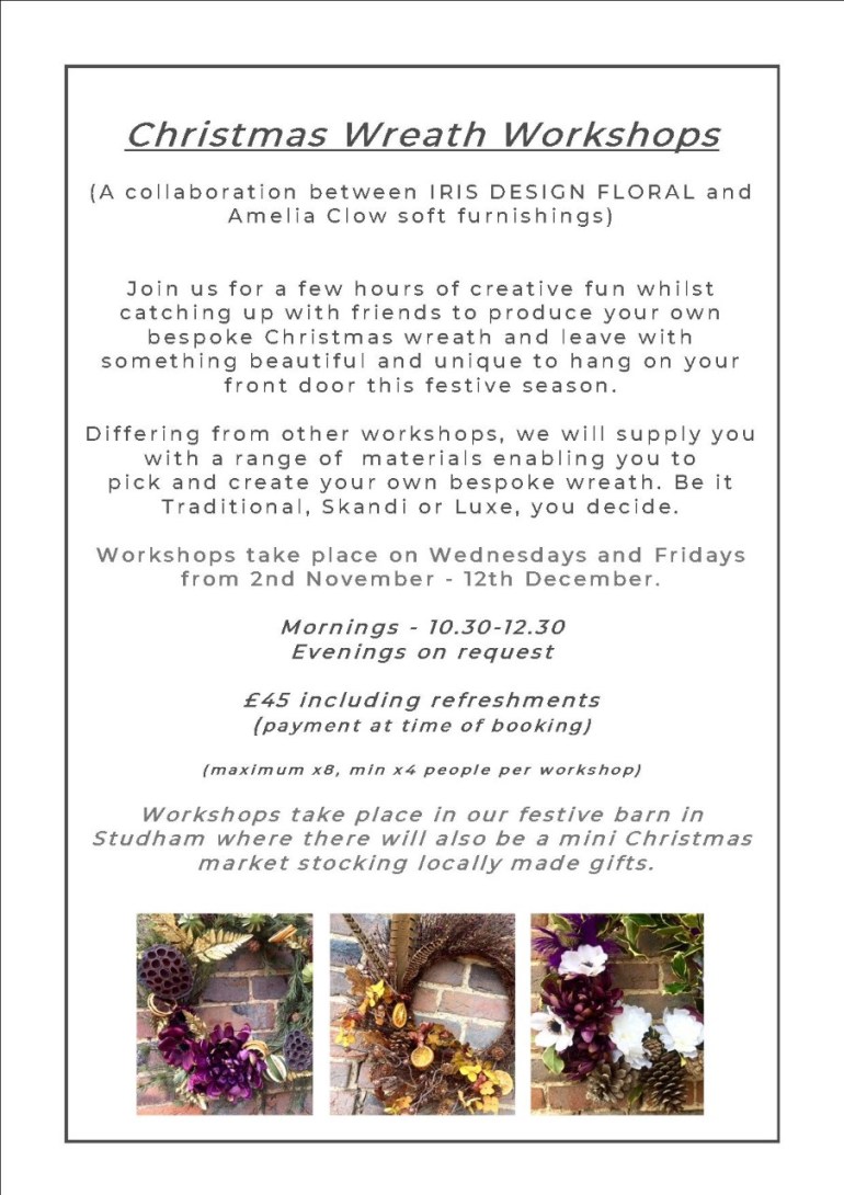 christmas wreath workshop